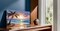 5D Coconut Tree Beach Sunset Scenic Diamond Art Painting Kit for Adults
